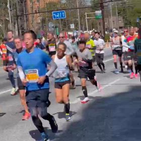 東京マラソン（2024）に参加しての画像