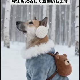 【保護犬　ザ・雑種】はっ作でご挨拶❣️❣️の画像