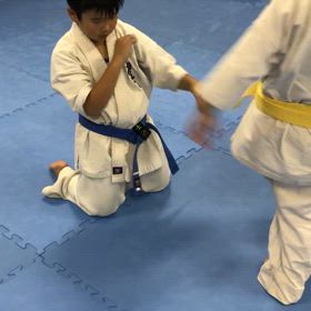 蹴りの受け徹底練習！の画像