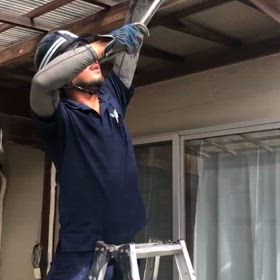 リフォーム現場の一場面の画像