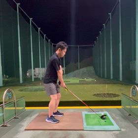 駅伝練習からのゴルフ練習の画像