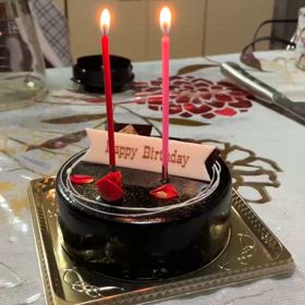 誕生日祝い（次女と二人）の画像