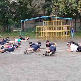 体幹トレーニング①の画像