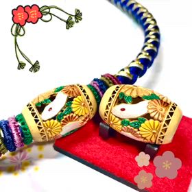 柘植の透かし彫✨白蛇の画像