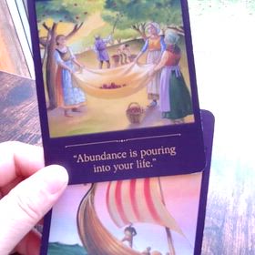 宙と石と草からのメッセージの画像