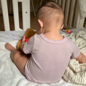 娘のくしゃみの画像