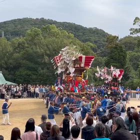 小豆島の秋祭りの画像