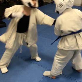 後ろ回し蹴りの画像