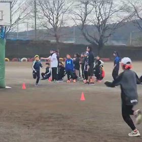 レース前（襷練習）⑦の画像