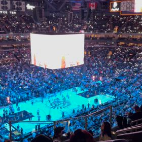 初のNBA観戦の画像