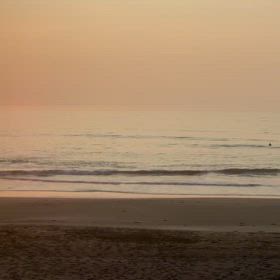 8月6日千葉北、東浪見の朝の波の画像