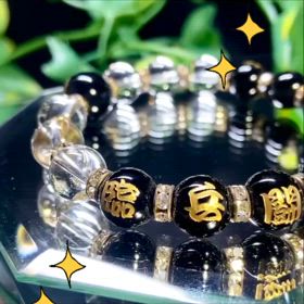 ✨九字真言ブレスレット＆ビーズ✨の画像