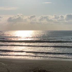 6月9日千葉北、東浪見の朝の波の画像