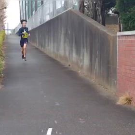 東金子駅伝（ラストの下り坂）⑦の画像