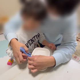 お箸の練習の画像