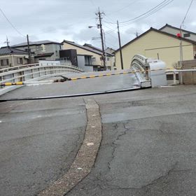 #生地中橋　#旋回式可動橋の画像
