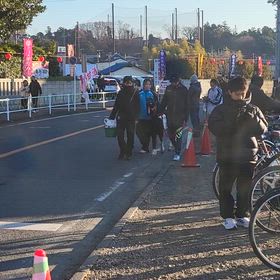 着いたね　人も沢山の画像