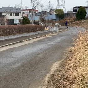 駅伝コース前半（公園前）⑤の画像