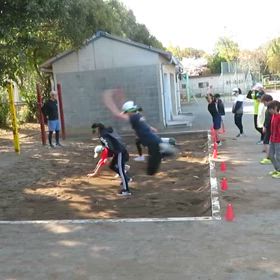 4/12 基本動作（立ち幅跳び）⑤の画像