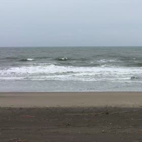 5月23日千葉北、東浪見の朝の波の画像