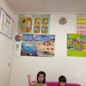 ある日の幼児クラスレッスンの画像