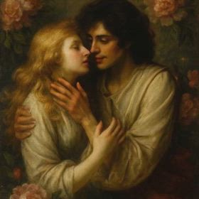 AI生成　おやすみ　オスカル＆アンドレの画像