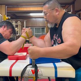 アームレスリング練習会の画像