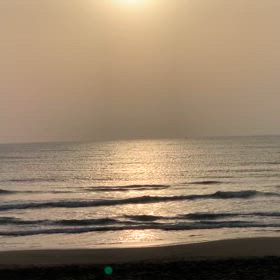 3月26日千葉北、東浪見の朝の波の画像