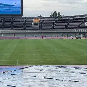 男女混合リレー　銀メダル獲得の画像