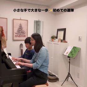 小さな手で大きな一歩✨初めての連弾の画像
