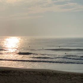 6月25日千葉北、東浪見の朝の波の画像