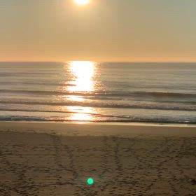7月24日千葉北、東浪見の朝の波の画像