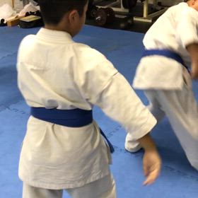 前蹴りと回し蹴りの捌きの画像