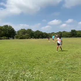 川越練習（ジャベリックボール投げ）の画像