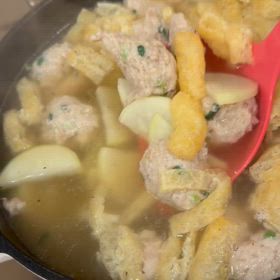 お献立！鶏団子スープの画像