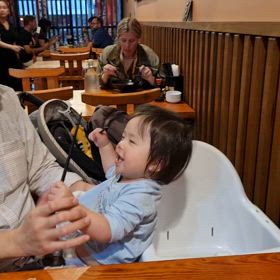 りおとえま:外食したよ、レストランのひとこまの画像