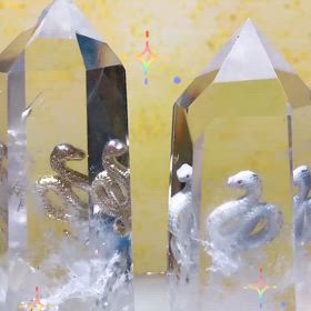 天然水晶のシングルポイント✨の画像