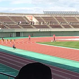 南理花さん　６年女子100ｍ優勝の画像