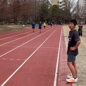 競技場練習（100m）④の画像