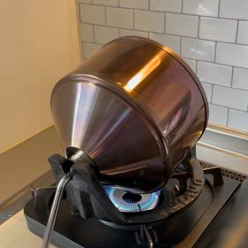 コーヒー焙煎の画像