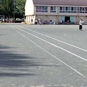 リレー選考会（ゴール付近）④の画像