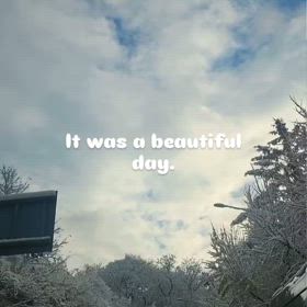 It was a beautiful day （HJ Instagram stories）の画像