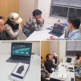 ビットコイン採掘に関する説明会の画像