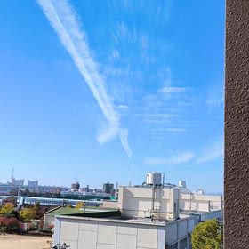 とてつもなく長い雲の画像