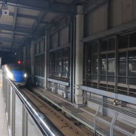 2025年3月20日北陸新幹線金沢駅14番のW7系W13編成運行3519Eかがやき519号金沢着の画像