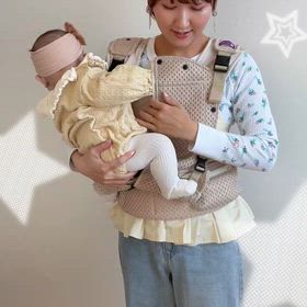 「べべスワンベスト抱っこ紐」で可愛さが2倍にアップしちゃいましたの画像