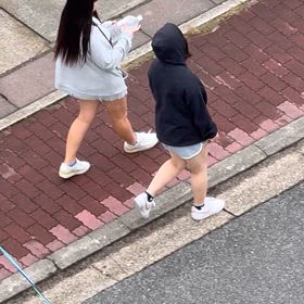 不法投棄の瞬間の画像