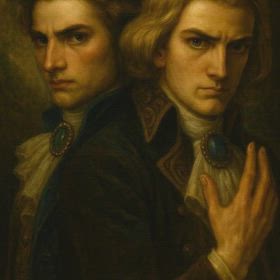 AI生成　おやすみ　レニエ＆フランソワ（ブイエ）の画像