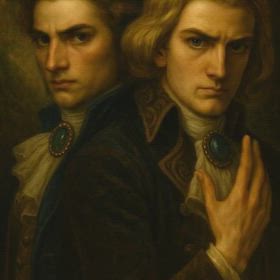 AI生成　おやすみ　レニエ＆フランソワ（ブイエ）の画像