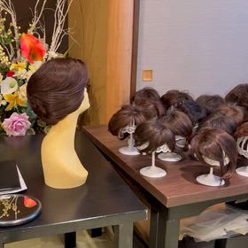 ウィッグ展示会の画像